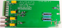 AVS473 Audio Video Switch Card