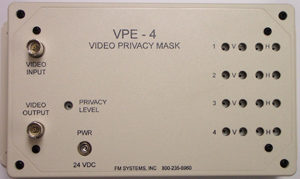 Four Zone Video Privacy Mask